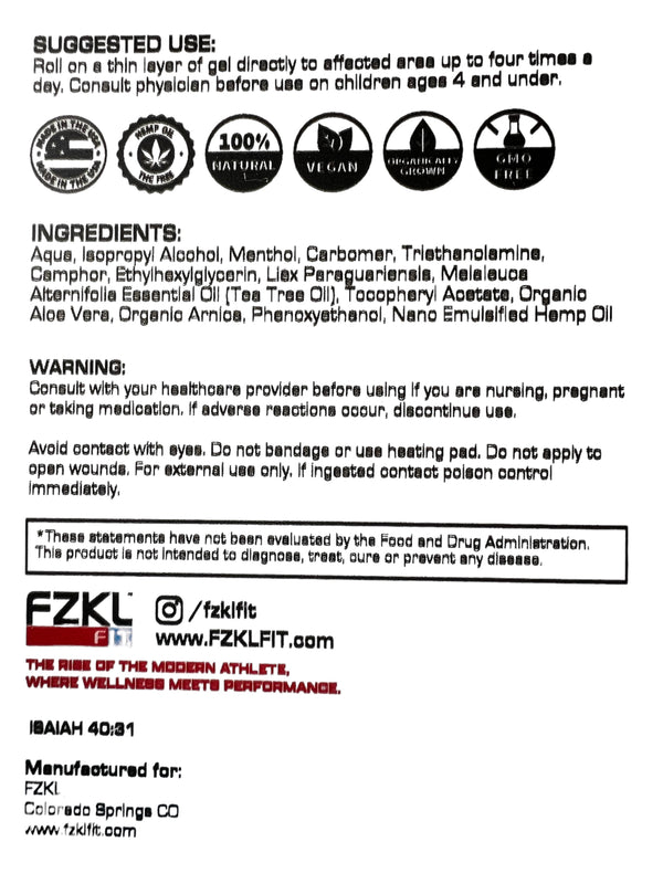 NANO ICE ROLLER: Cold Therapy Relief & Recovery Formula