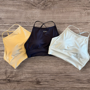 Sports Bra High Neck- Skin Weight: Ocean Collection