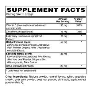 Elderberry Zinc Lozenge