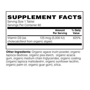 Organic Whole Food Vitamin D-3