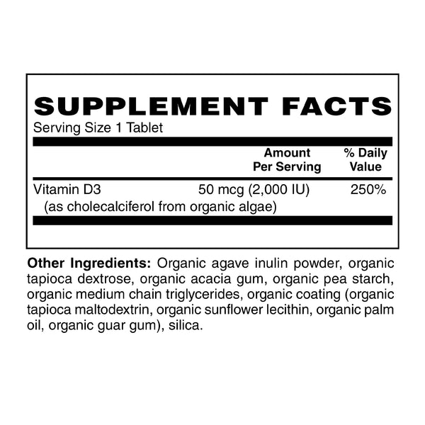 Organic Whole Food Vitamin D-3