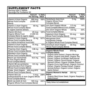 Organic Women’s Wholefood Multi Vitamin