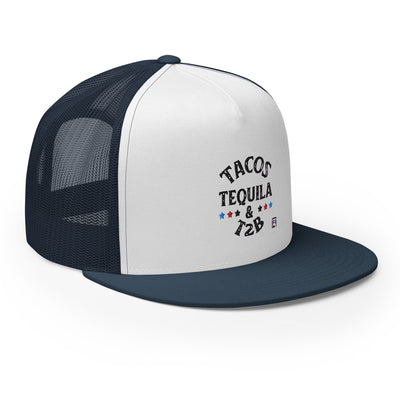 Tacos, Tequila and T2B Throwback Trucker Cap