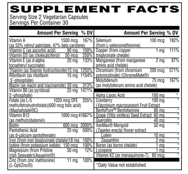 Coenzymated Advanced Women’s Multivitamin