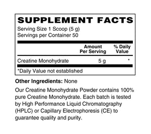 Pure Creatine Monohydrate
