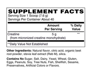 Pure Micronized Creatine Monohydrate Fruit Punch
