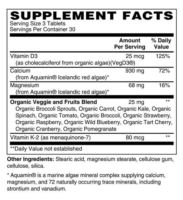 Algae Based Calcium Slim Tabs