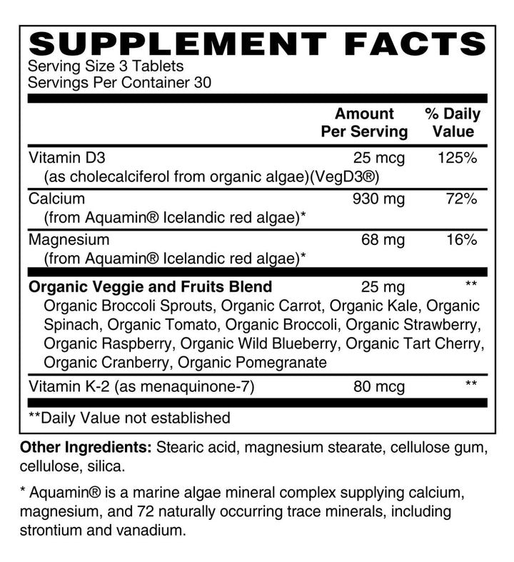 Algae Based Calcium Slim Tabs
