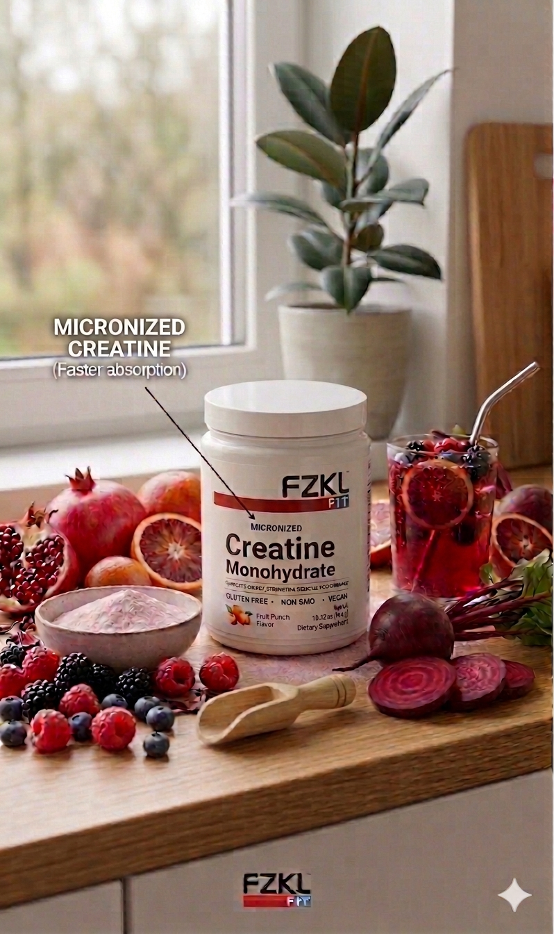 Pure Micronized Creatine Monohydrate Fruit Punch