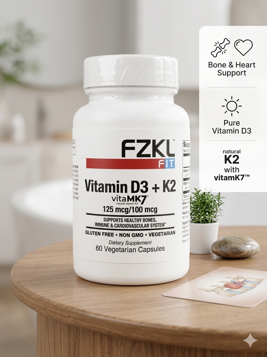 Vitamin D-3 + K2 (5,000iu/100mcg)