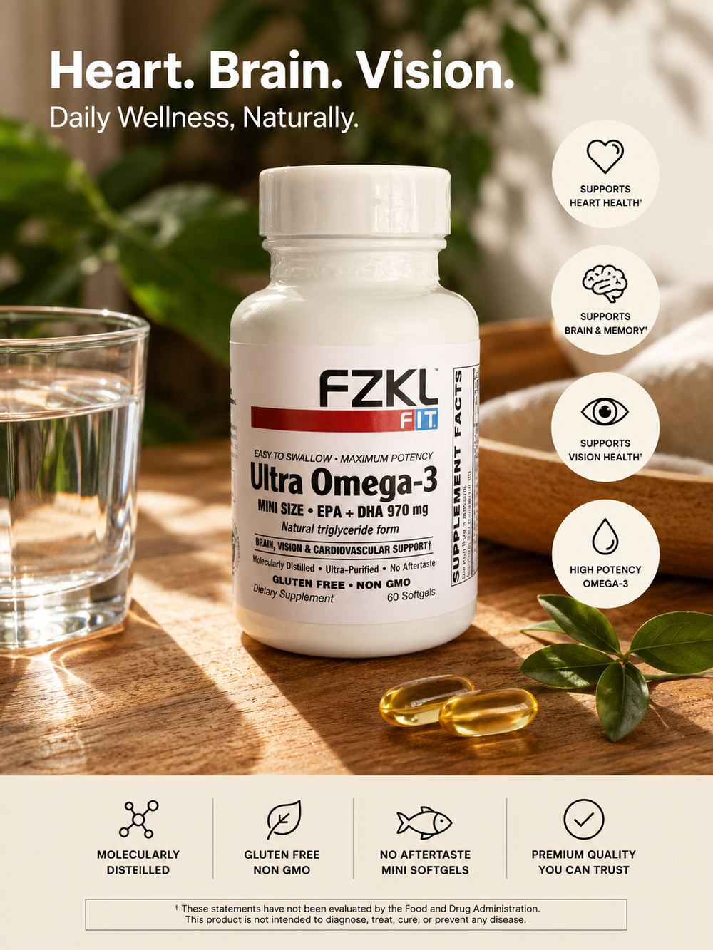 Ultra Omega-3 Mini 970 mg EPA + DHA