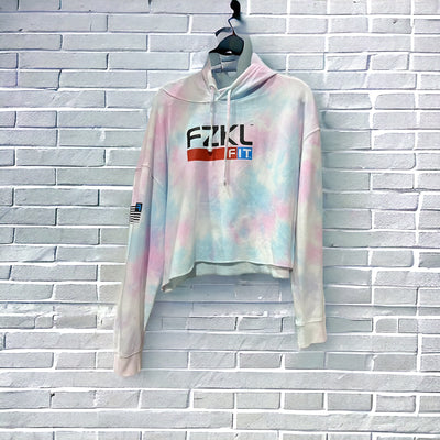 FZKL Lift Like a Unicorn Womens Cropped Hoodie