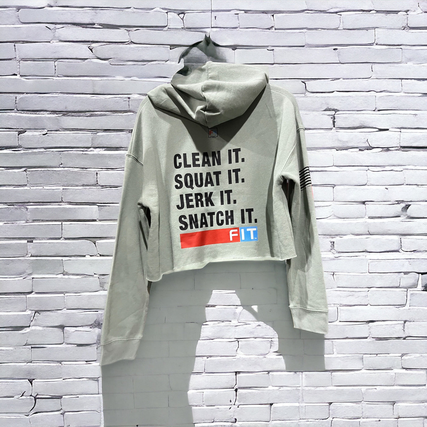 FZKL Clean IT... Cropped Women's Hoodie