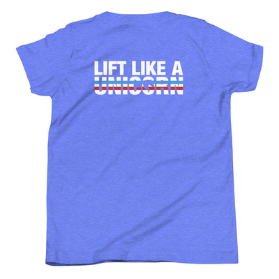 Lift Like a Unicorn Youth Short Sleeve T-Shirt